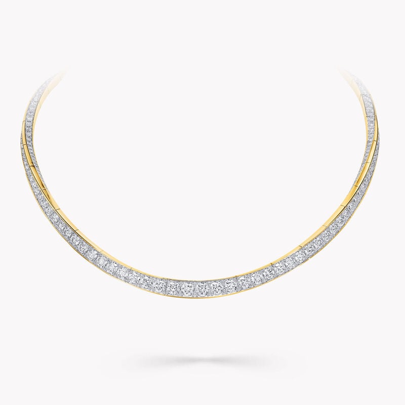 Spiral Diamond Necklace