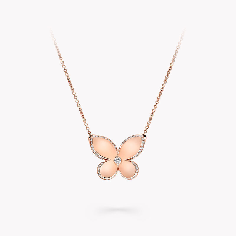 Pav&eacute; Butterfly Pendant