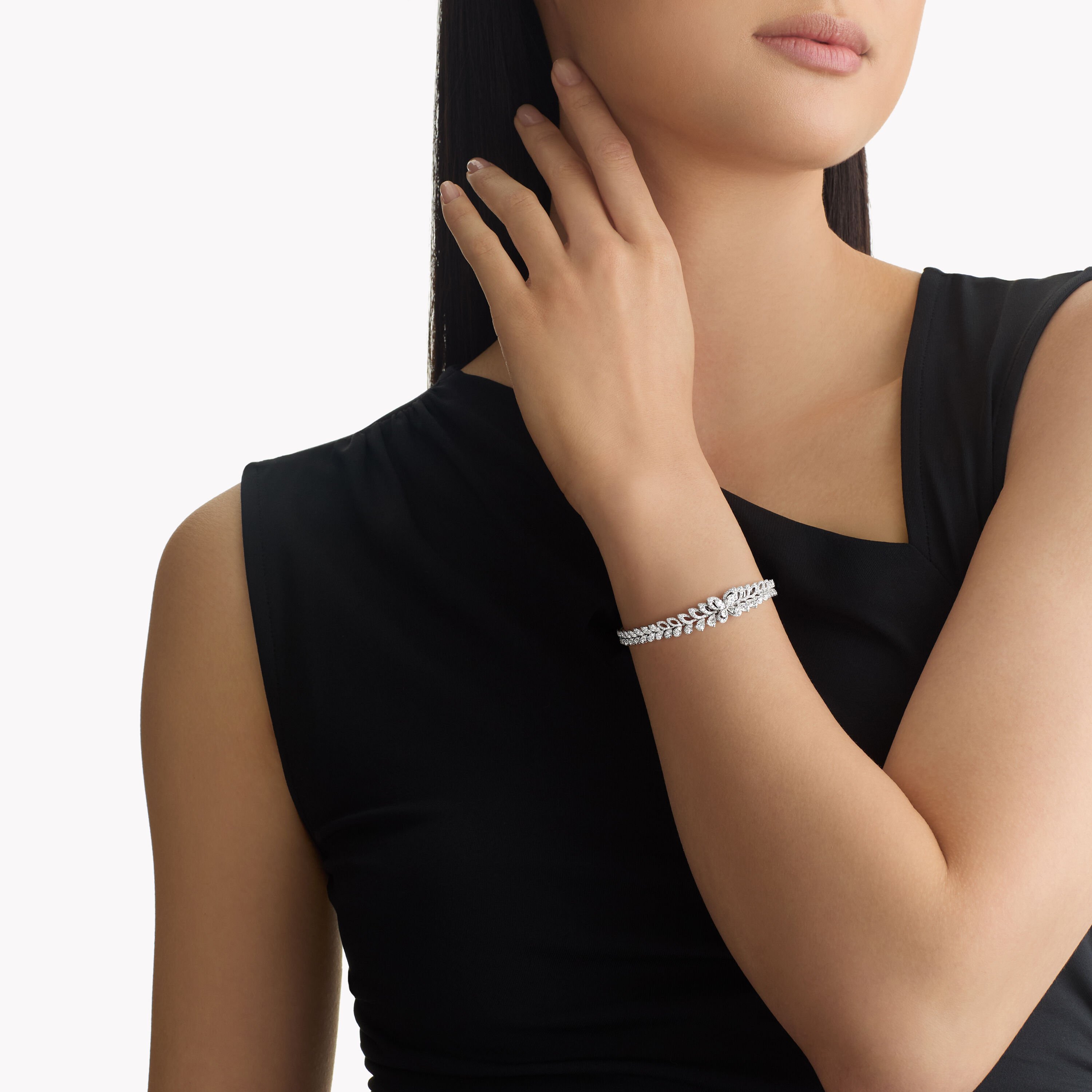 k18 バタフライ ブレスレット K18/Pt「バタフライ」ブレスレット｜【オレフィーチェ】Orefice