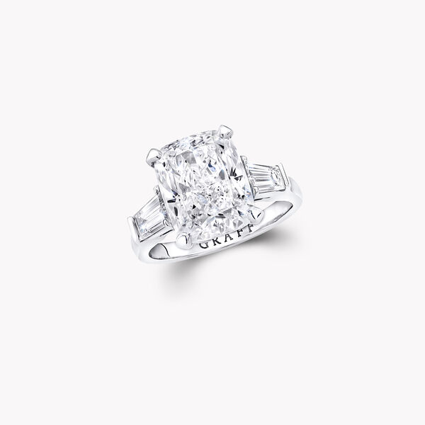 枕形切割鑽石高級珠寶戒指, , hi-res