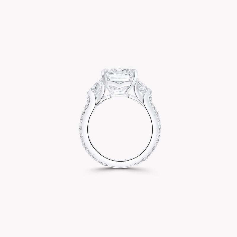 Promise Emerald Cut Diamond High Jewellery Ring