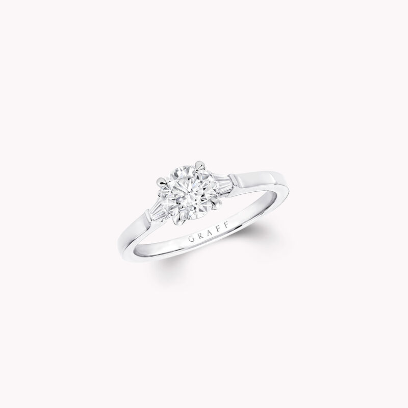 Promise Round Diamond Engagement Ring, , hi-res