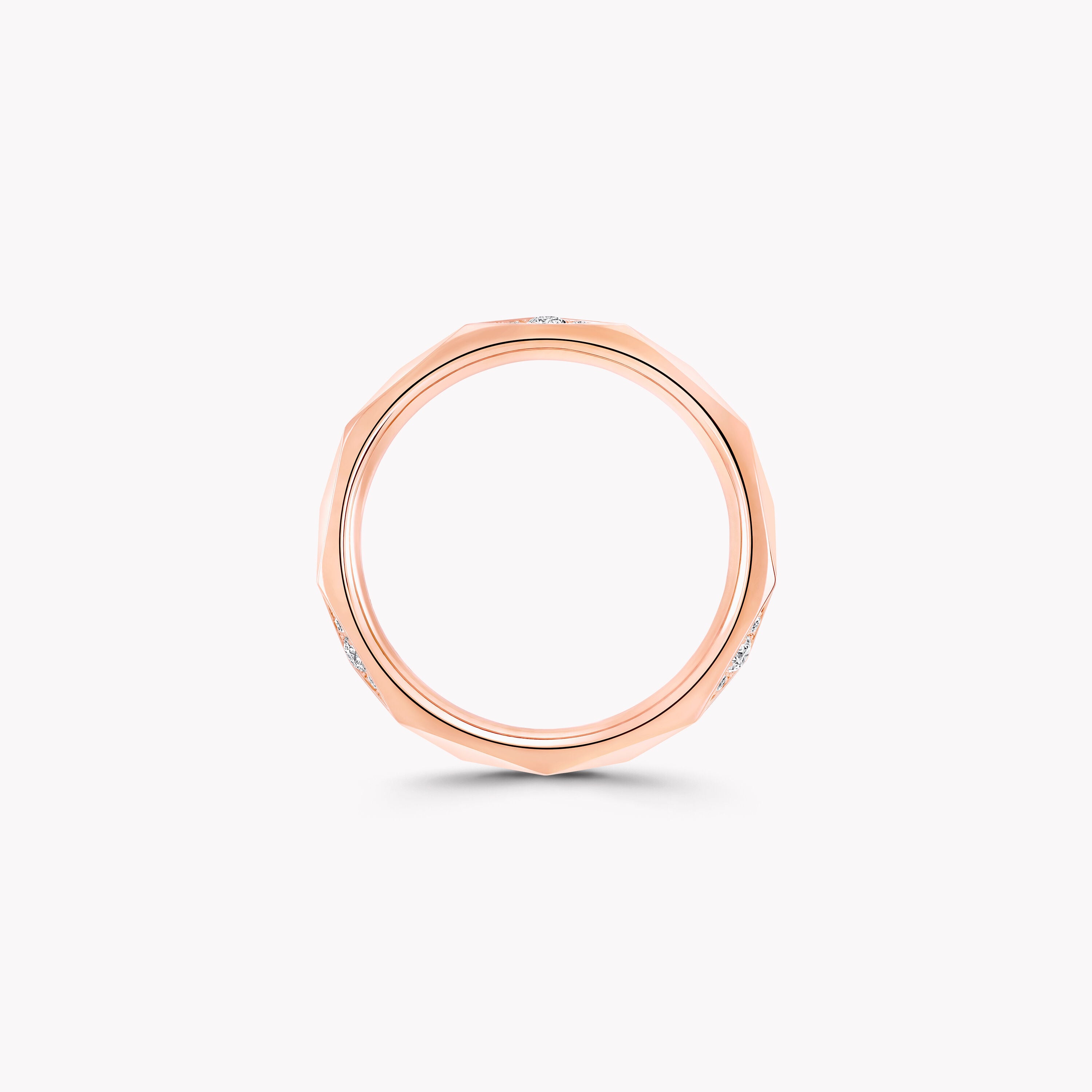 Laurence Graff Signature Faceted Diamond Band, - Graff