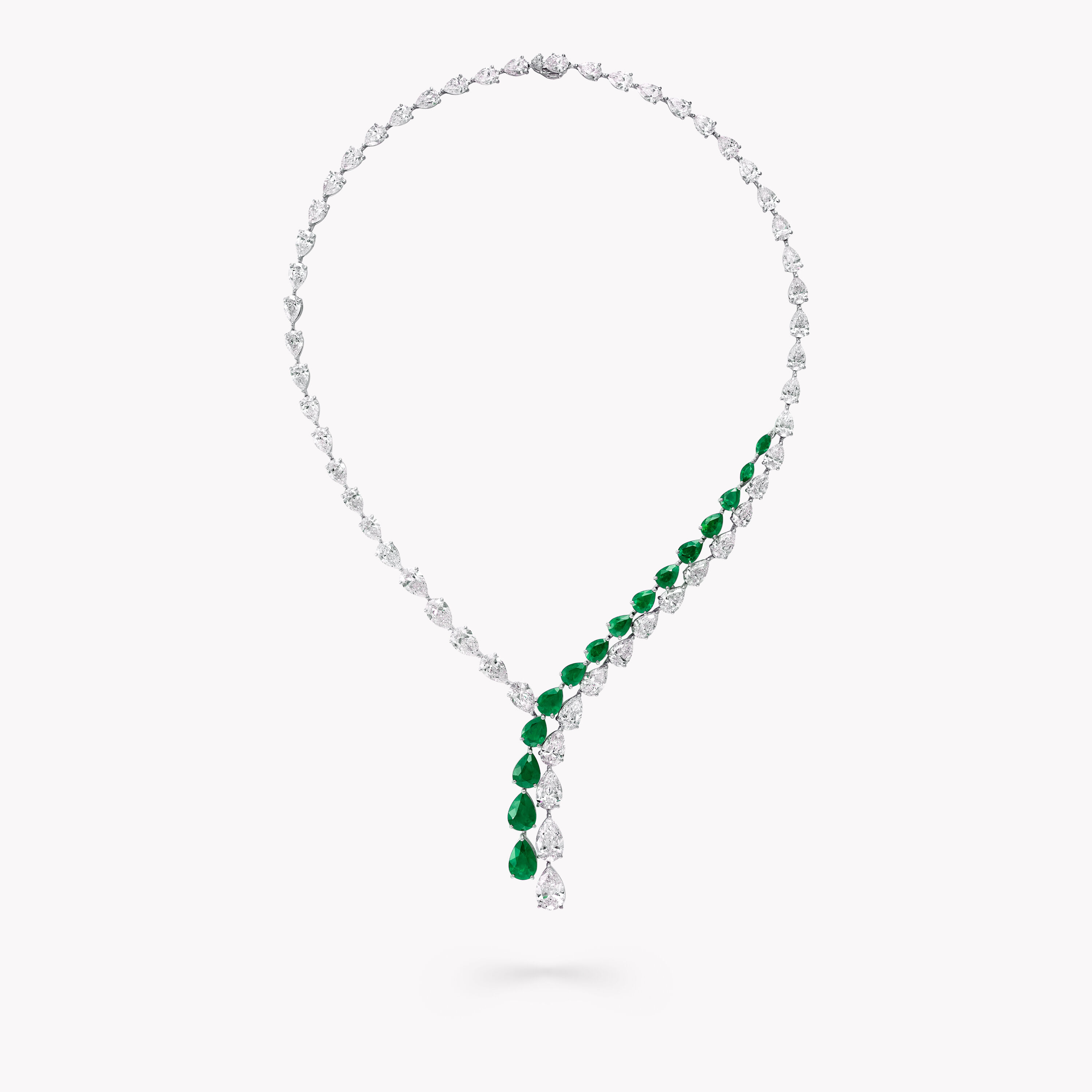 エメラルド ネックレス プラチナ 5月誕生石 ペアシェイプ エメラルド ネックレス プラチナ 5月誕生石 ペアシェイプ