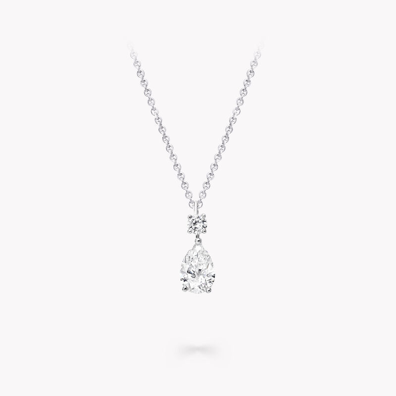 Pear Shape Diamond Pendant