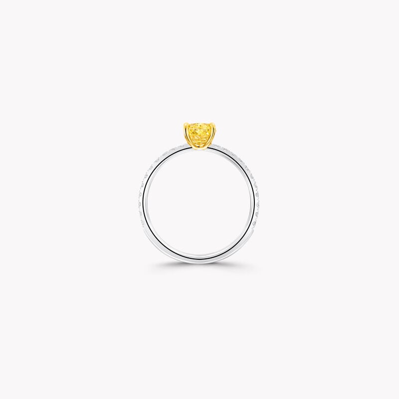 Foufou Oval Yellow Diamond Ring