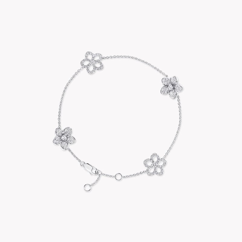 Wild Flower Pavé Diamond Bracelet