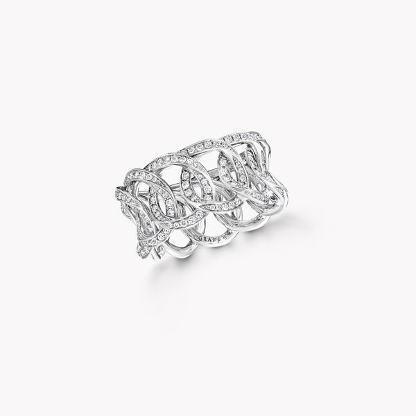 Inspired by Twombly Round Diamond Pavé Band, , hi-res