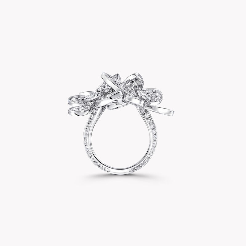 Bague en diamants Triple Pav&eacute; Butterfly