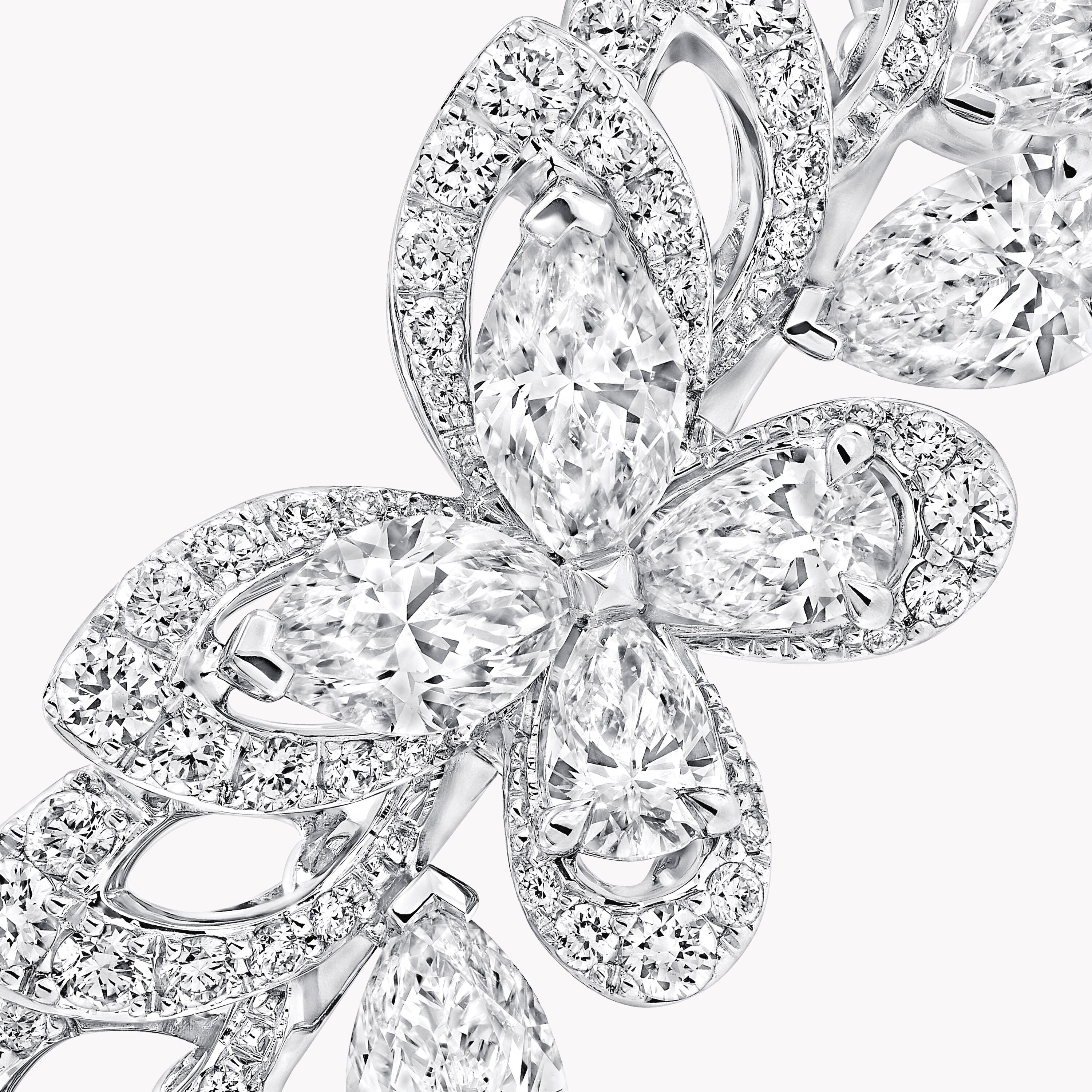 バタフライ ダイヤモンド ブレスレット, - Graff