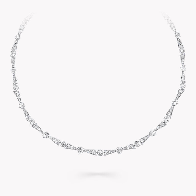 Collier en diamants motif La Nouvelle Aube