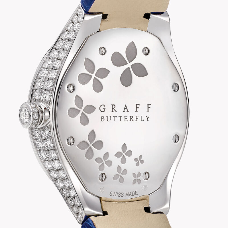 Classic Butterfly藍寶石和鑽石腕錶
