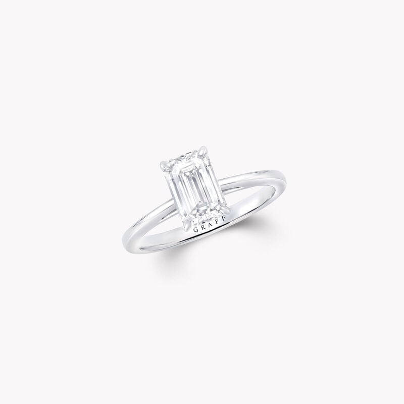 Paragon Emerald Cut Diamond Engagement Ring