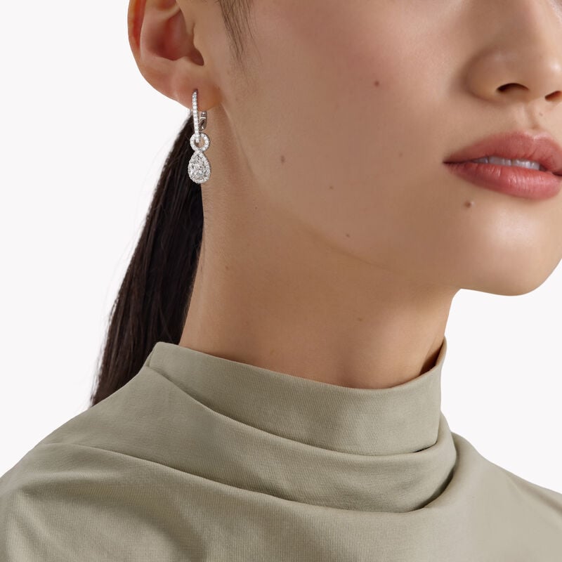 Icon 8 Pear Shape Diamond Earrings
