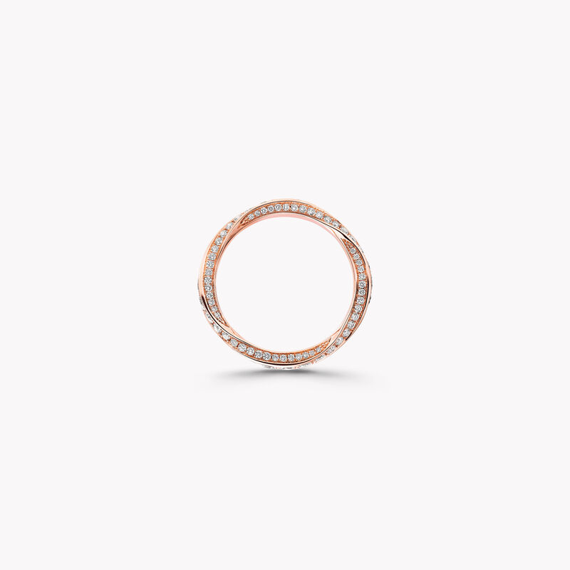 Spiral密鑲鑽石戒指