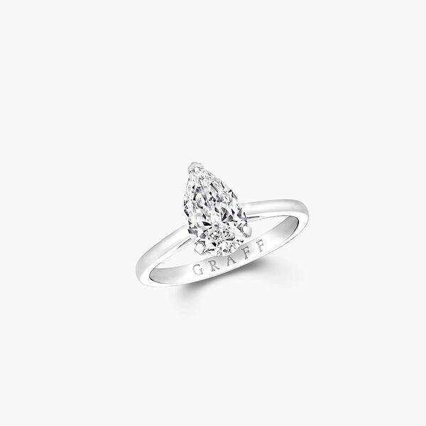 Paragon Pear Shape Diamond Engagement Ring, , hi-res
