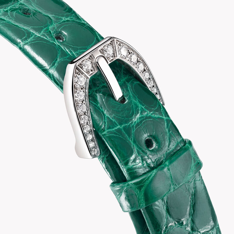 Classic Butterfly Diamond and Emerald Watch