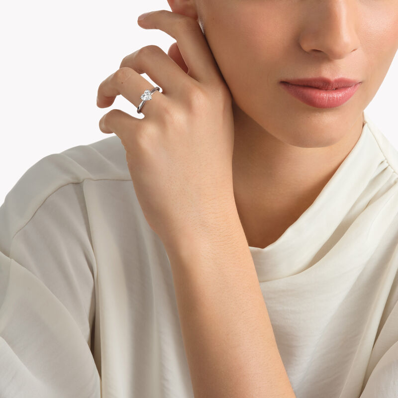 Paragon Heart Shape Diamond Engagement Ring