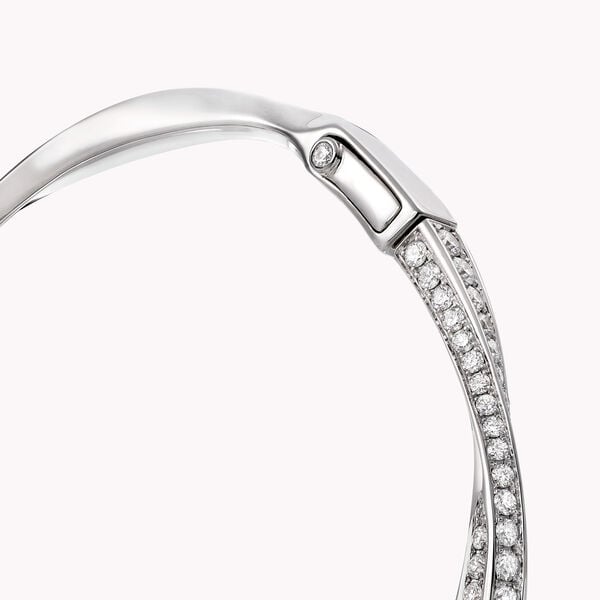 Bracelet rigide en pavés de diamants Spiral, , hi-res