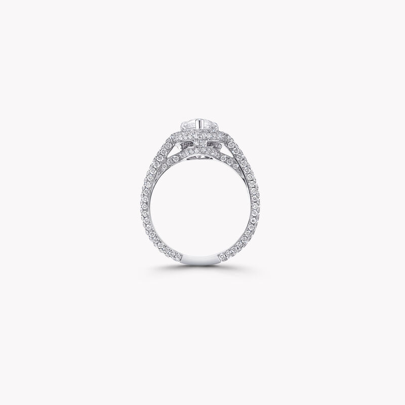 Constellation Pear Shape Diamond Engagement Ring