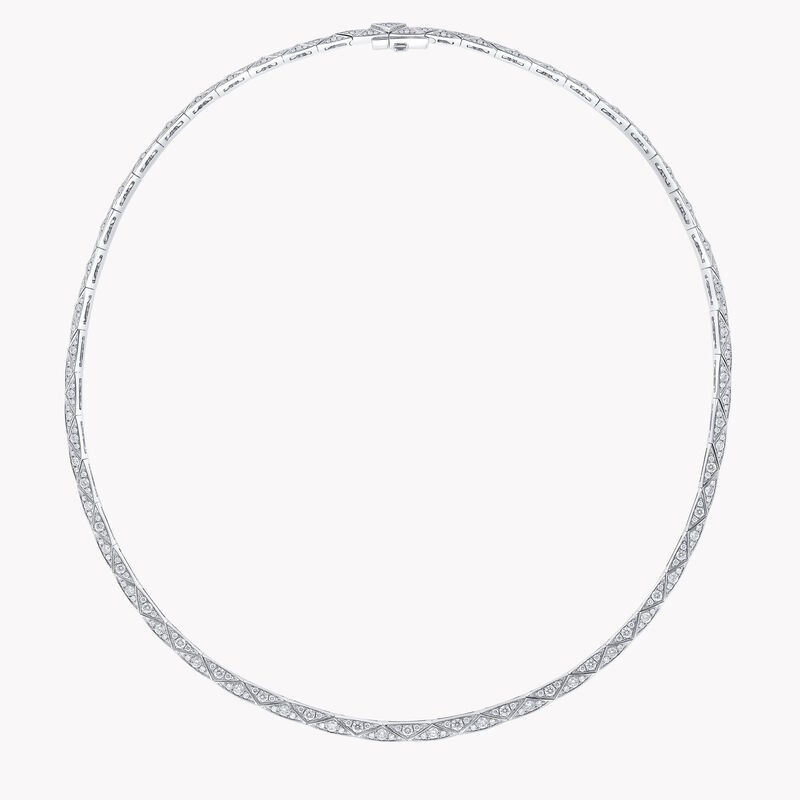 Laurence Graff Signature Faceted Chain Necklace