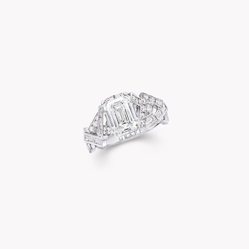 Threads Solitaire Diamond Ring