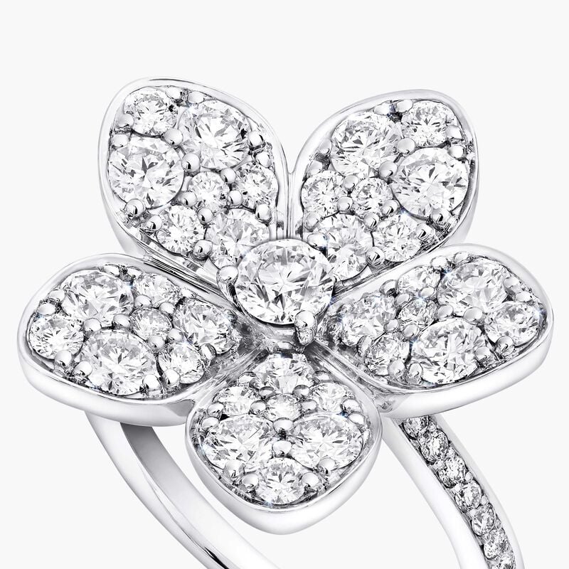 Wild Flower密鑲鑽石戒指
