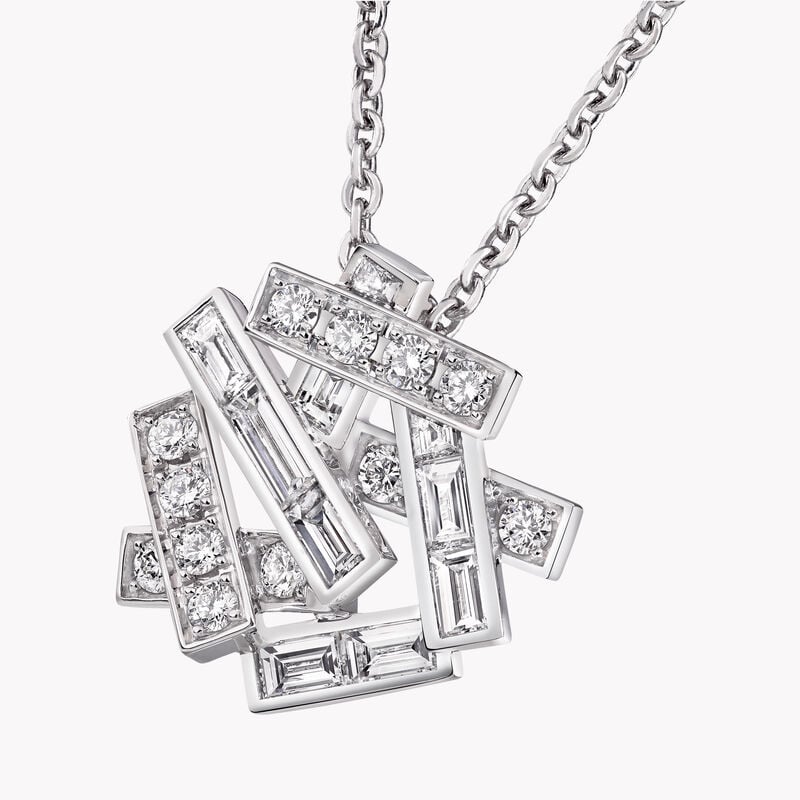 Threads Diamond Pendant