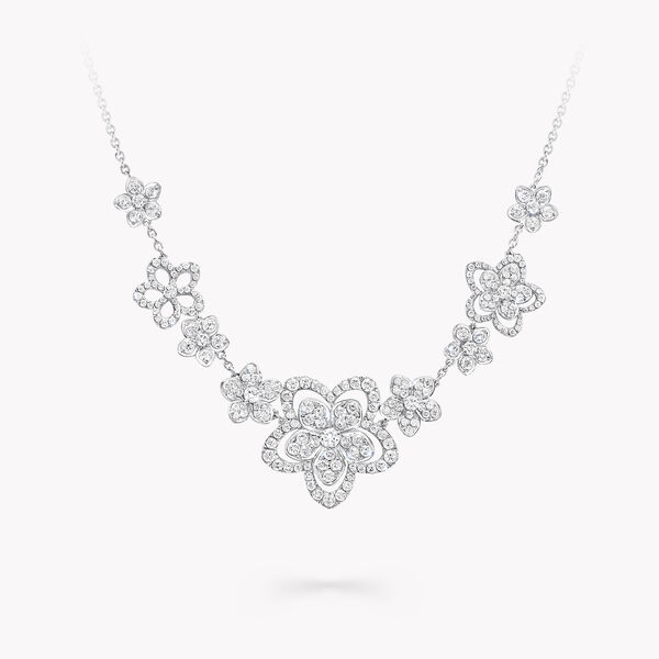 Wild Flower Multi Diamond Necklace, , hi-res