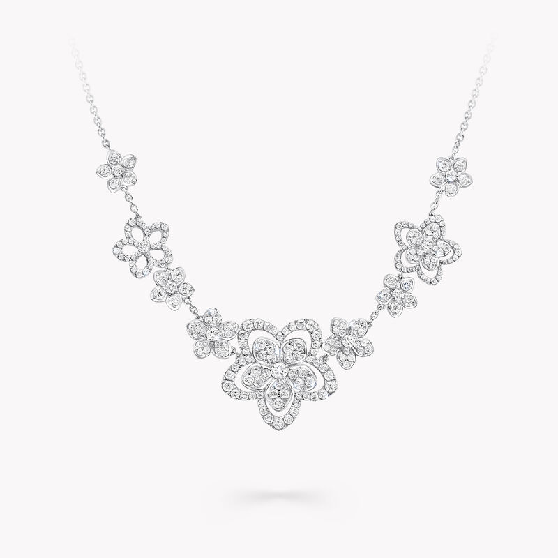 Wild Flower Multi Diamond Necklace, , hi-res