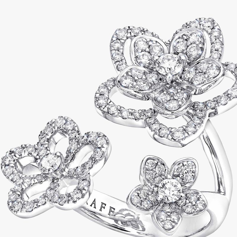Wild Flower Triple Diamond Ring, , hi-res