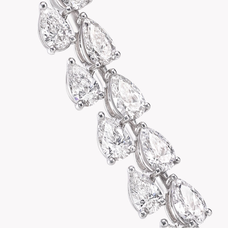Pear Shape Diamond Bracelet, , hi-res