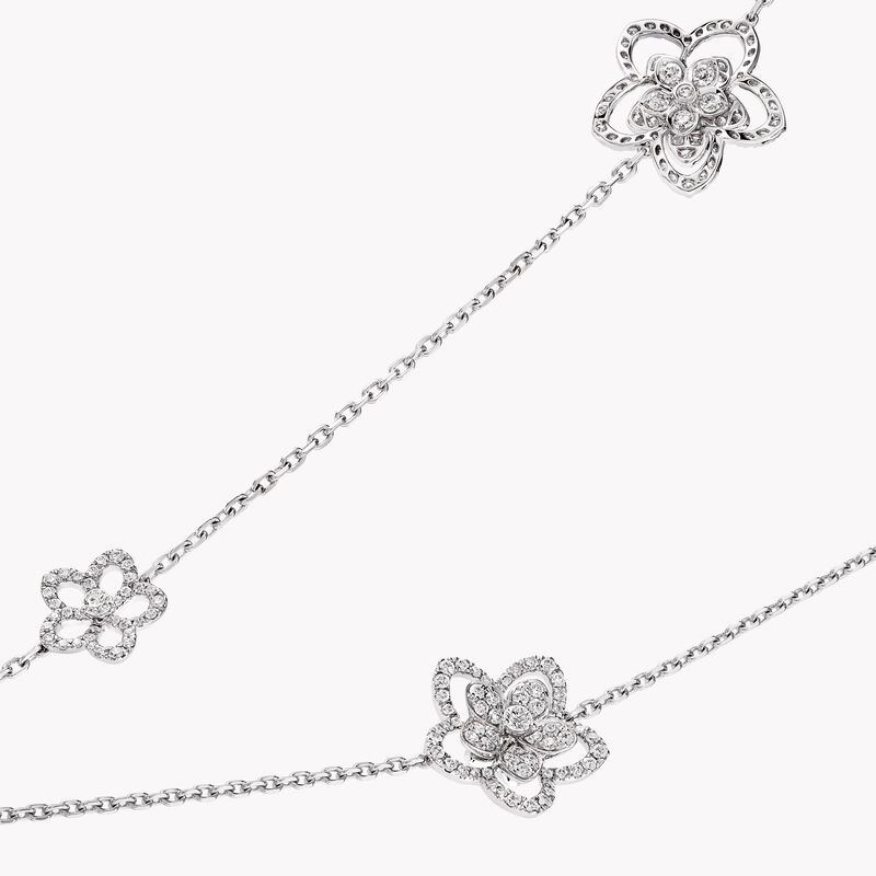 Wild Flower Diamond Sautoir Necklace