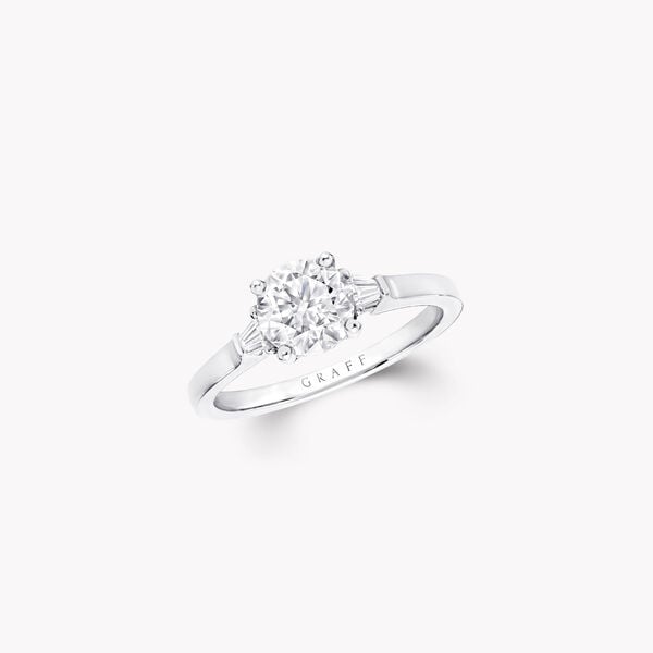 Promise圓形鑽石訂婚戒指, , hi-res