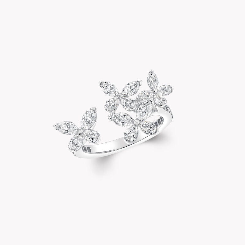 Classic Butterfly Petite Diamond Ring, , hi-res