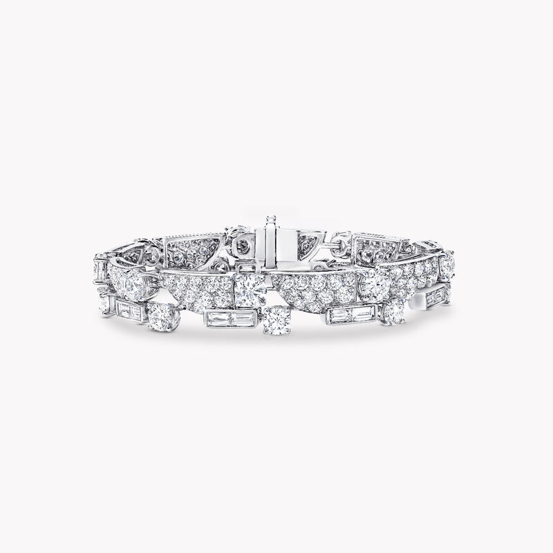 Bracelets en diamants taille baguette La Lune de Nuit, , hi-res