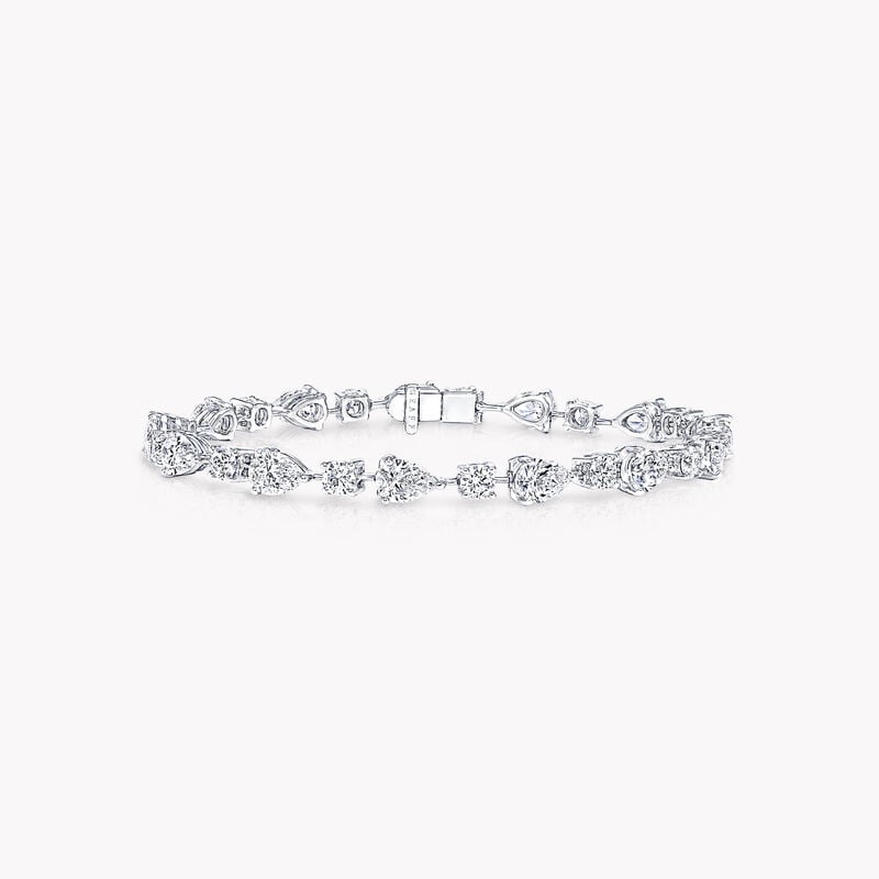 Multi-shape Diamond Bracelet, , hi-res