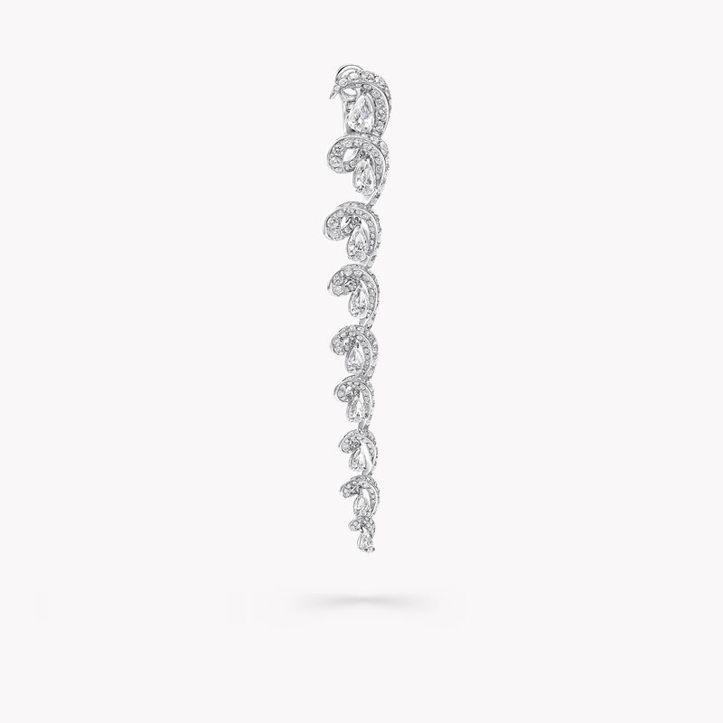 Inspired by Twombly Swirl Diamond Earrings