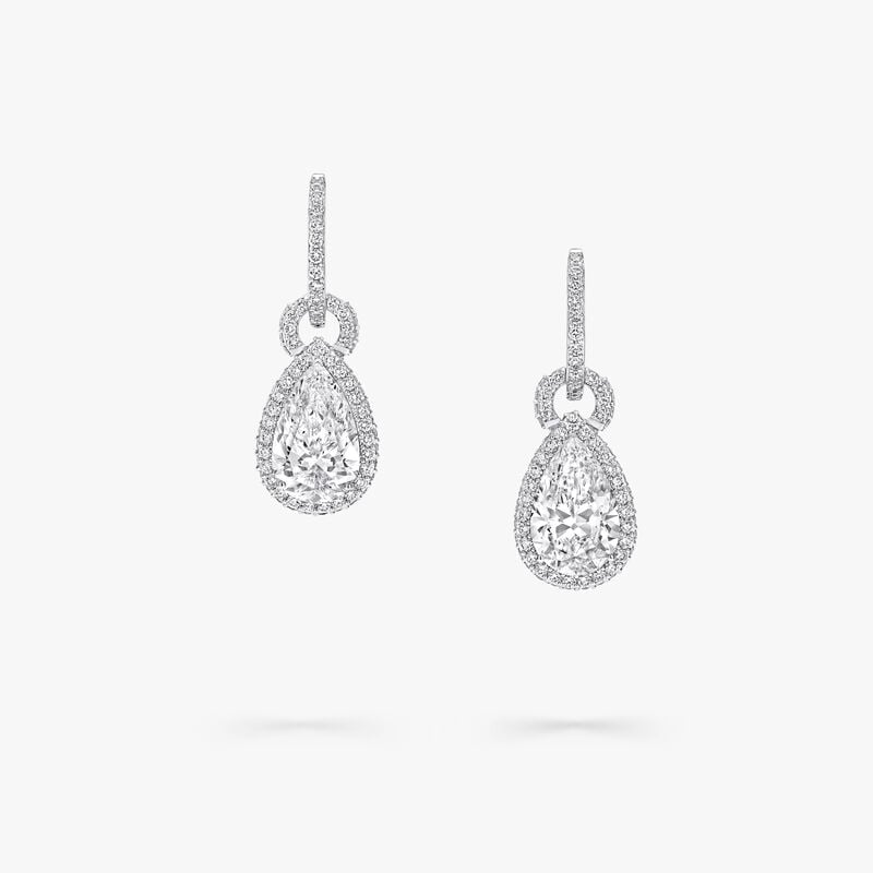 Icon 8 Pear Shape Diamond Earrings