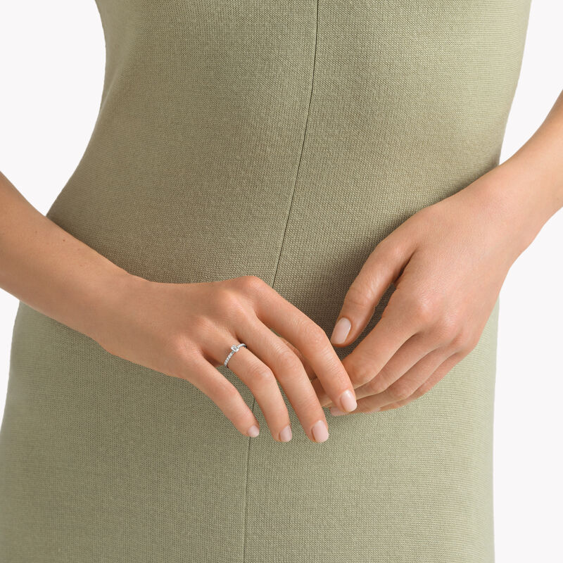 Foufou Emerald Cut Diamond Ring