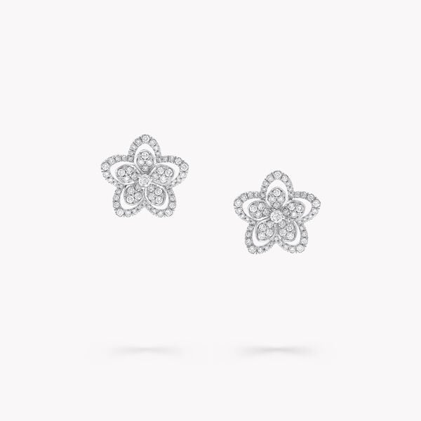 Wild Flower diamond stud earrings, , hi-res
