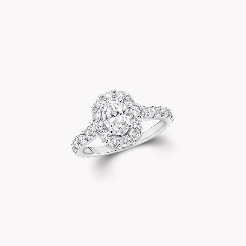 Icon Oval Diamond Engagement Ring