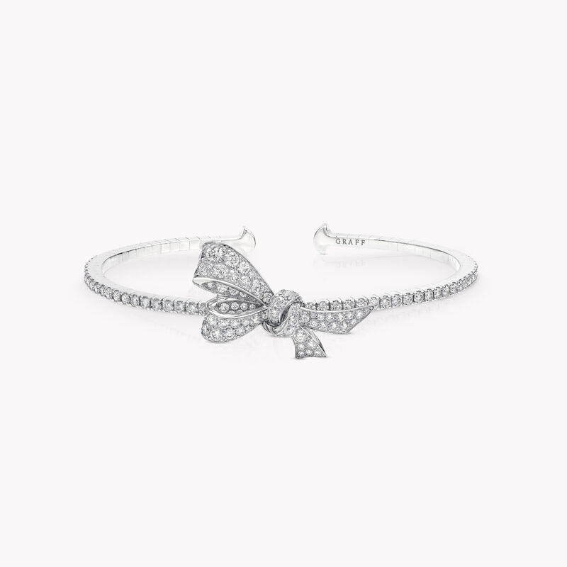 Bracelet rigide en diamants Tilda’s Bow, , hi-res