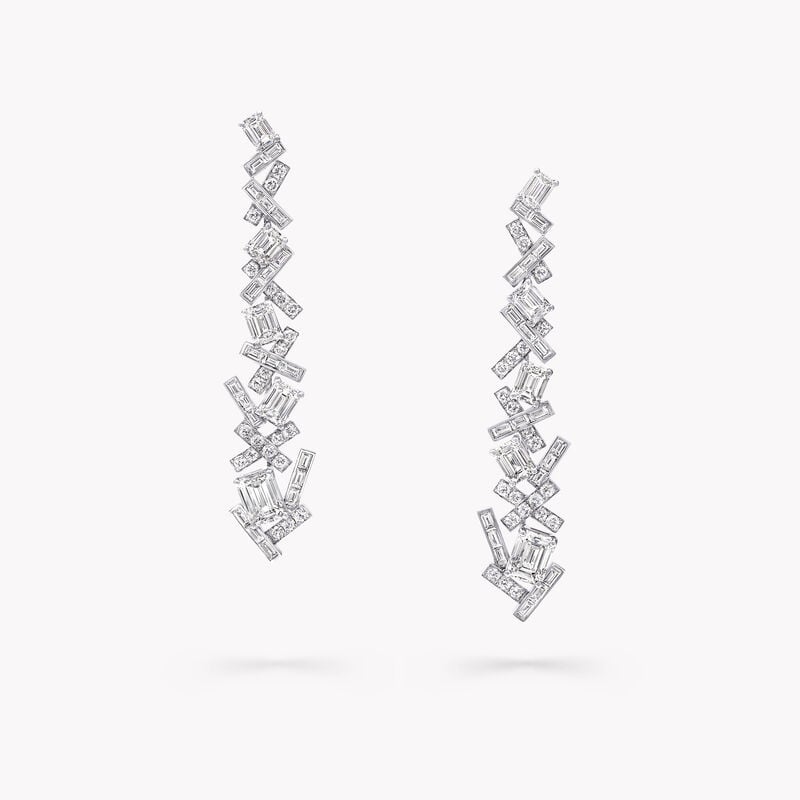 Threads Classic Diamond Drop Earrings, , hi-res