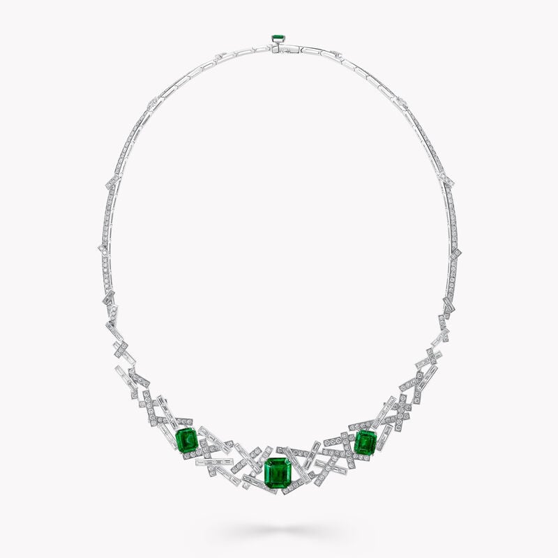 Threads Emerald and Diamond High Jewellery Necklace