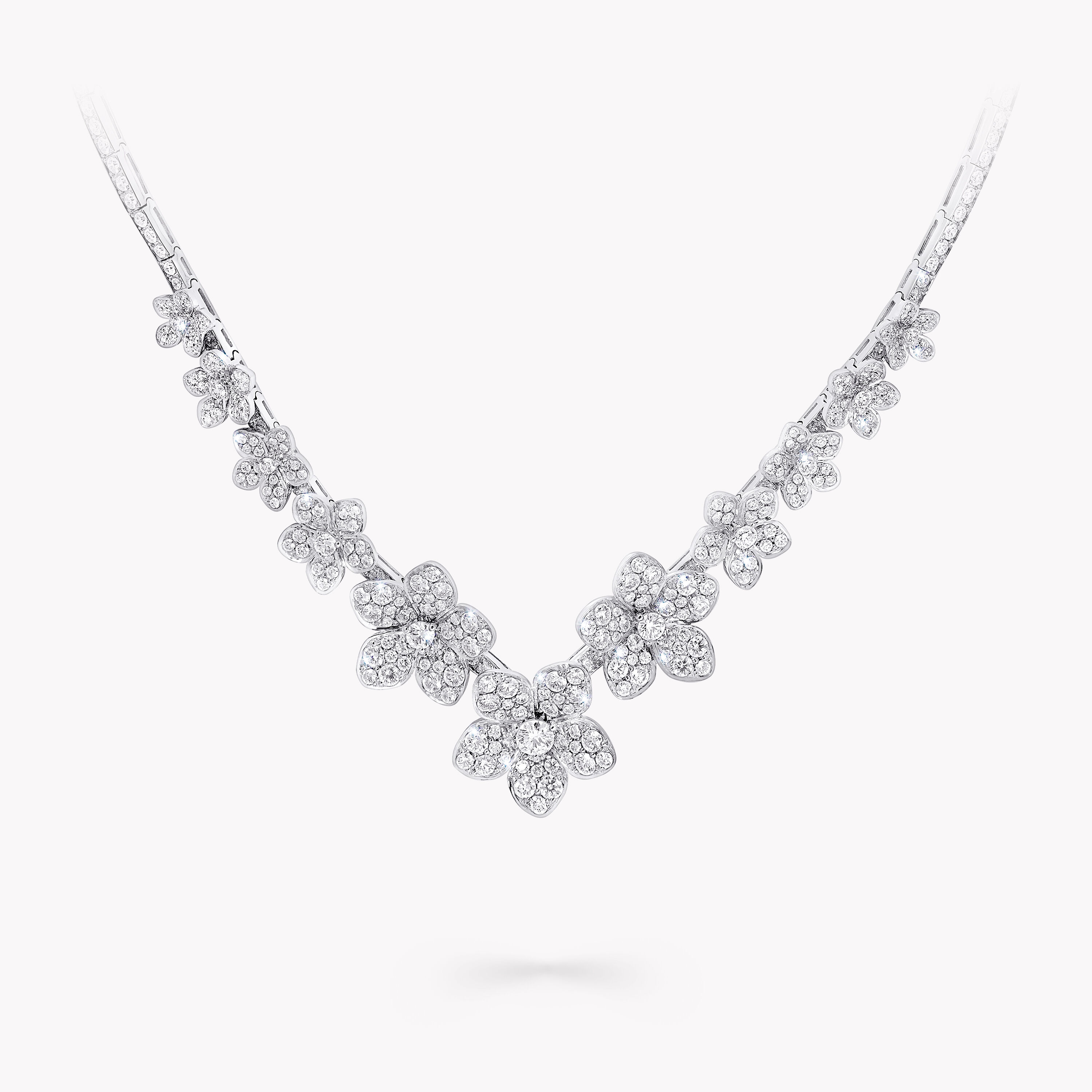 Large Bezel Diamond Necklace - Zoe Lev Jewelry