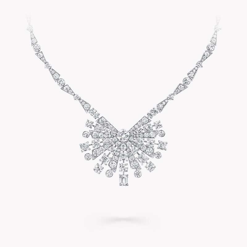 New Dawn Classic Multi-Shape Diamond Necklace, , hi-res