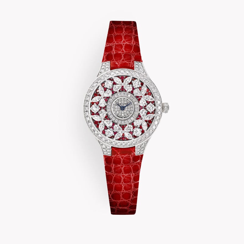 Classic Butterfly紅寶石和鑽石腕錶
