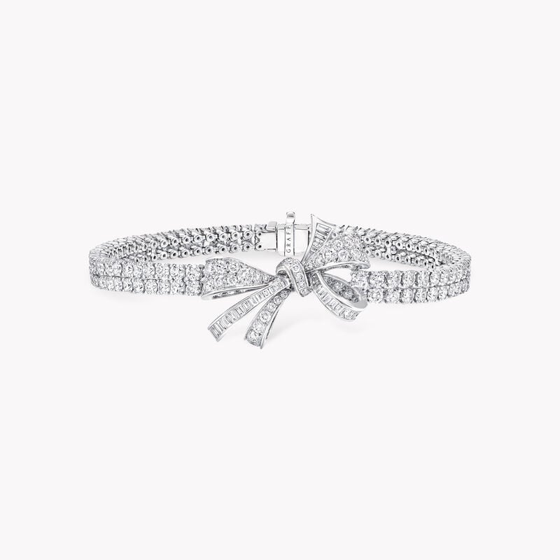Bracelet en diamants double brin Tilda's Bow
