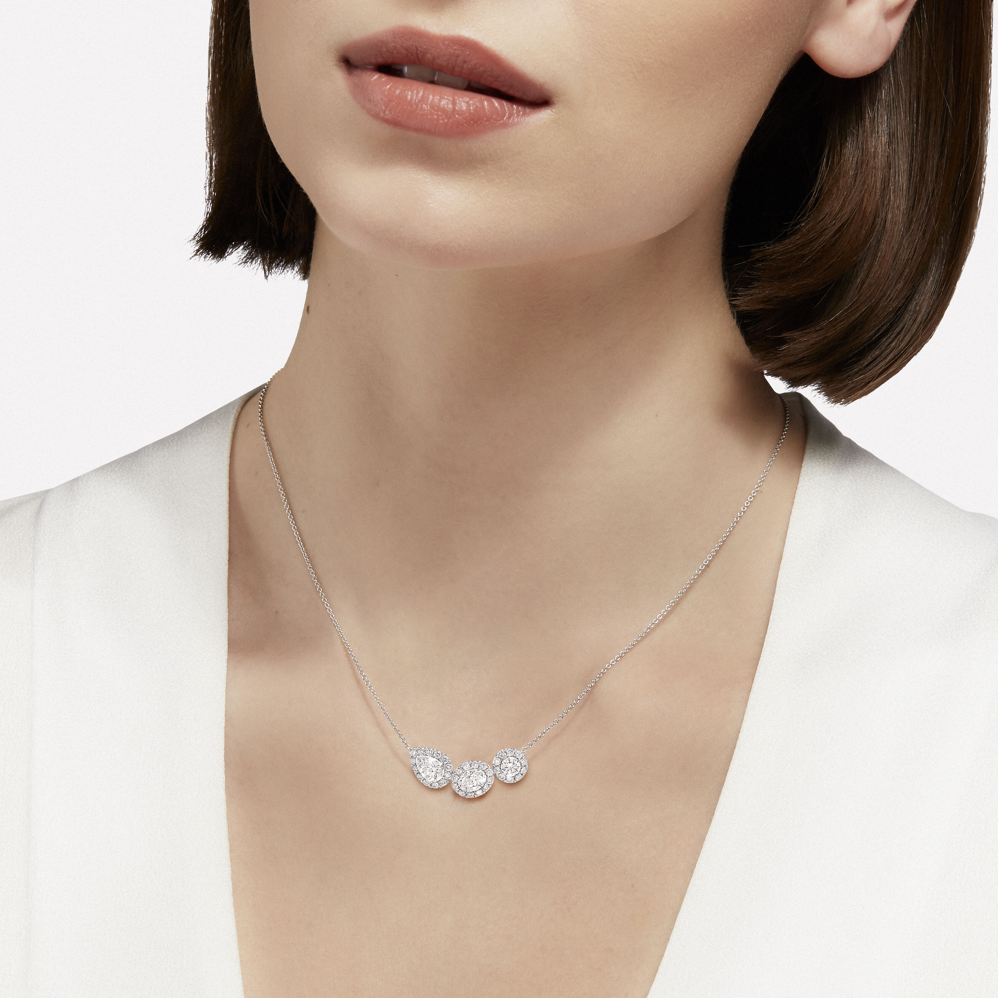 LVC Charmes Trilogy Diamond Necklace – Love & Co.